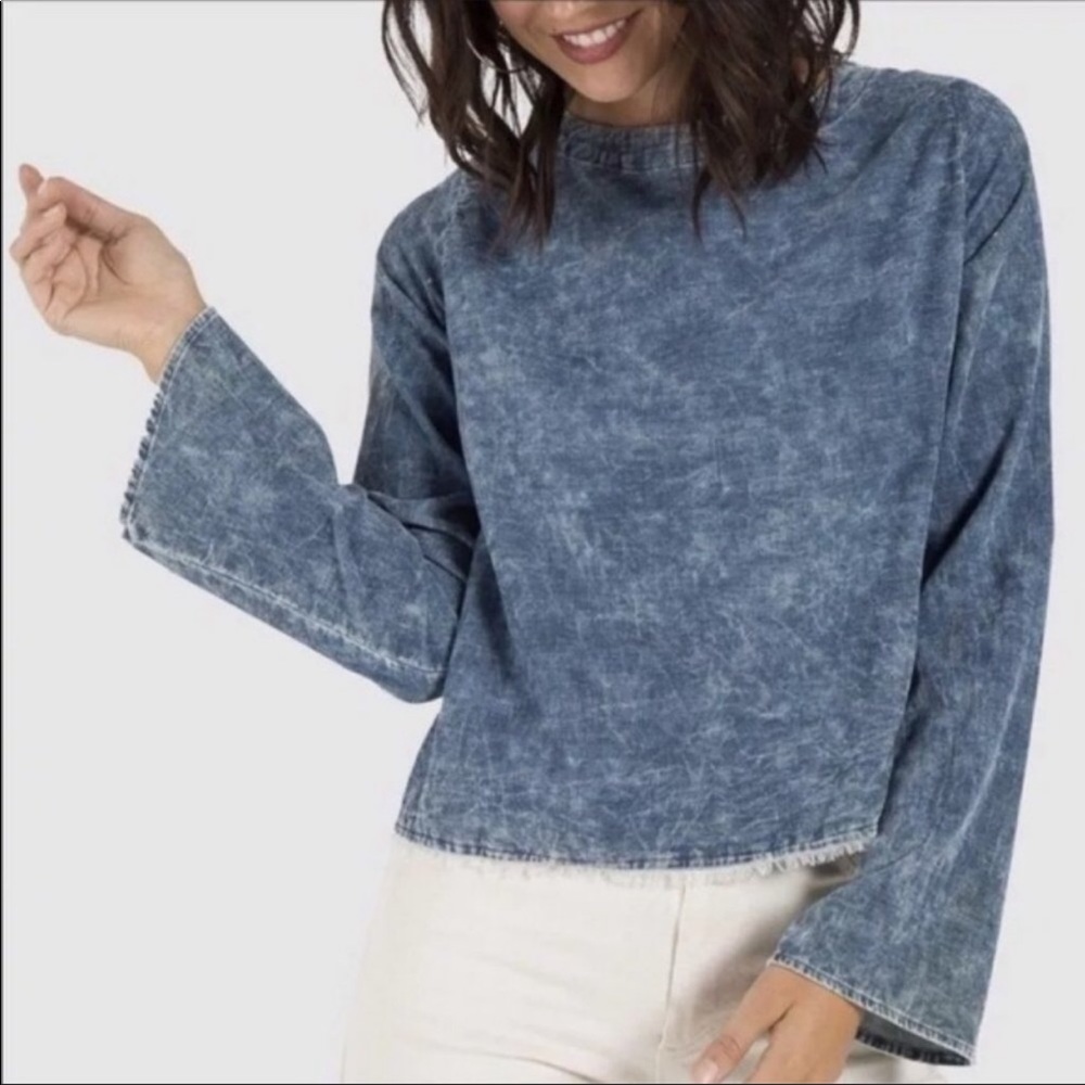 Anthropologie | Cloth & Stone Corduroy Bell Sleeve Large